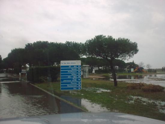 Pas de drame....mais beaucoup ont eu les pieds dans l'eau !